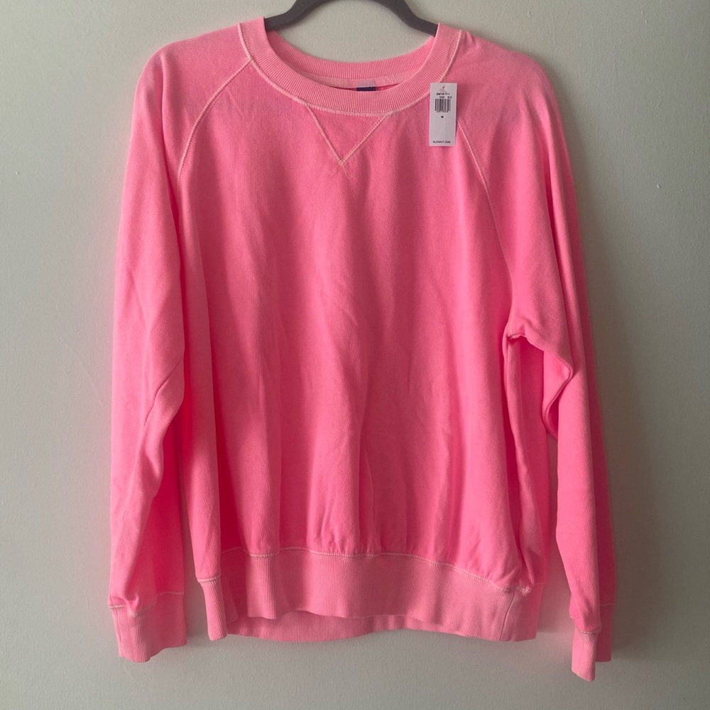 Medium pink old navy sweatshirt
